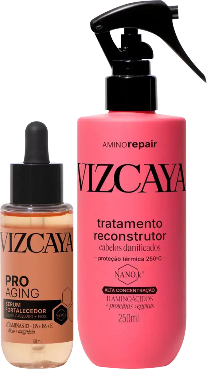 Kit Vizcaya Força e Crescimento, 2 produtos.