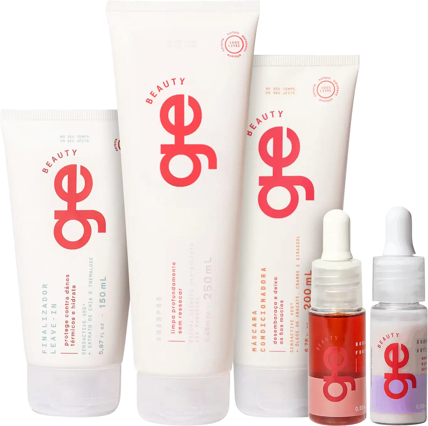 Kit GE Beauty Cuidados Diários Quinteto, 5 Produtos.