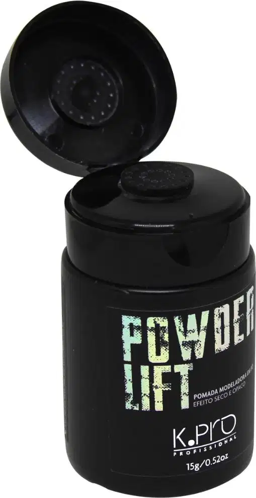 A imagem mostra a embalagem com a tampa aberta.