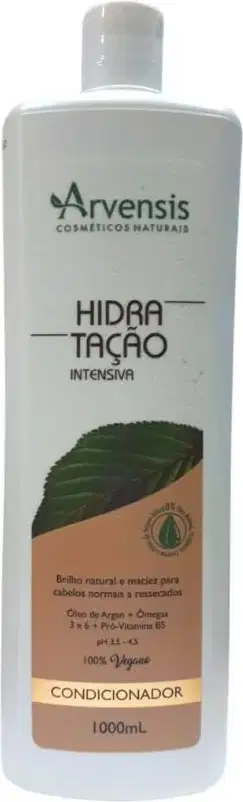 Condicionador Hidratação Intensiva de Arvensis. Volumetria 1L