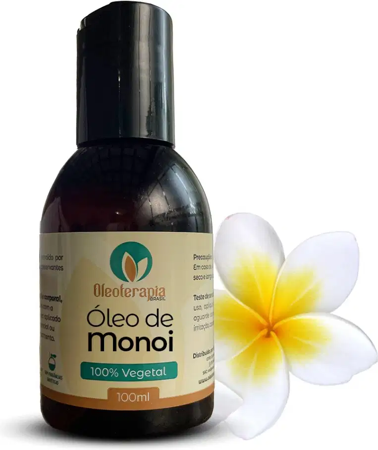 Óleo Vegetal de Monoi, da marca Oleoterapia Brasil.