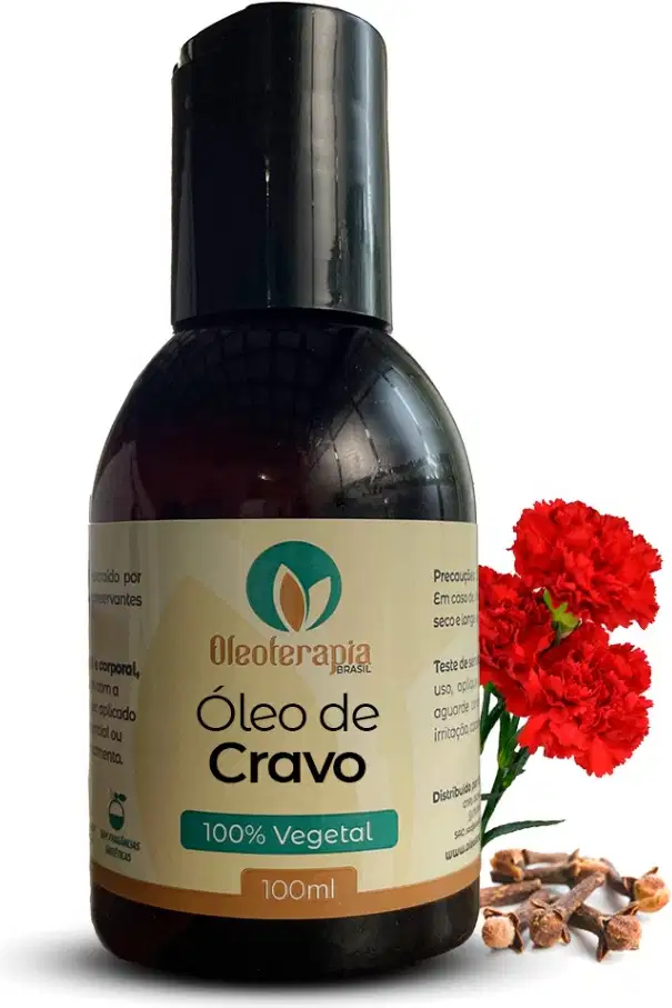 Óleo Vegetal de Cravo, da marca Oleoterapia Brasil.