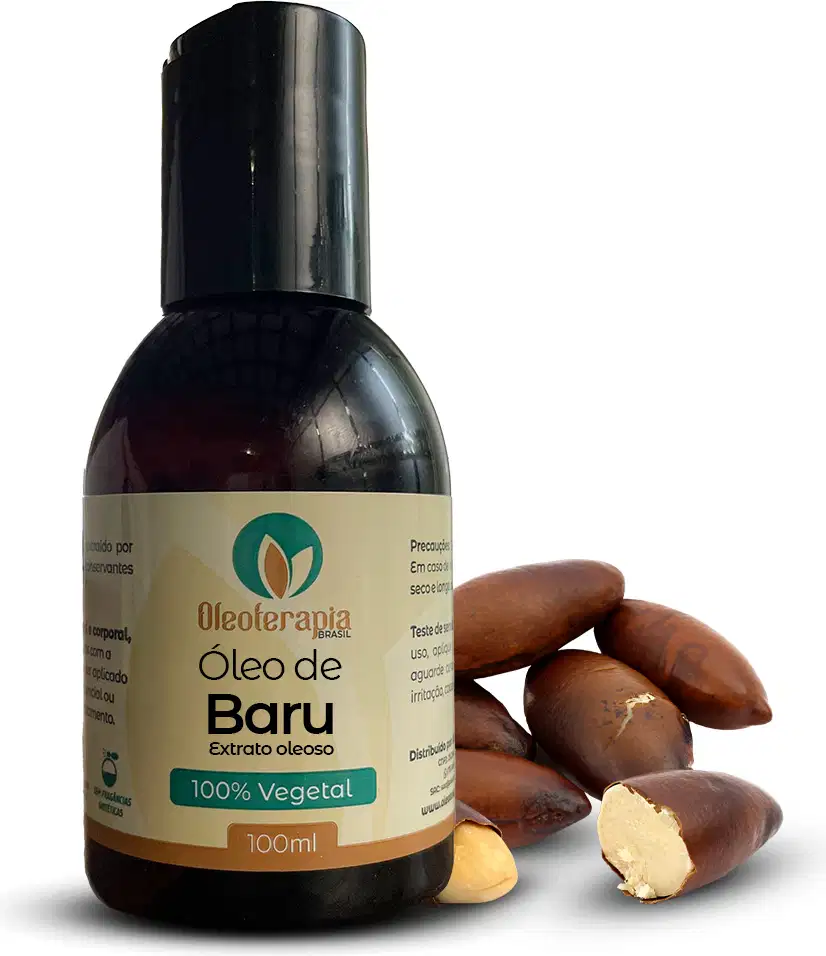 Óleo Vegetal de Baru, da marca Oleoterapia Brasil.