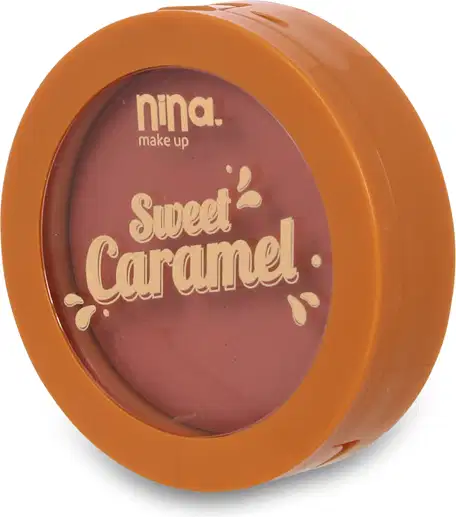 Blush Cremoso Nina Makeup Sweet Caramel, 5g.
