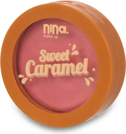 Blush Cremoso Nina Makeup Sweet Caramel Strawberry, 5g.