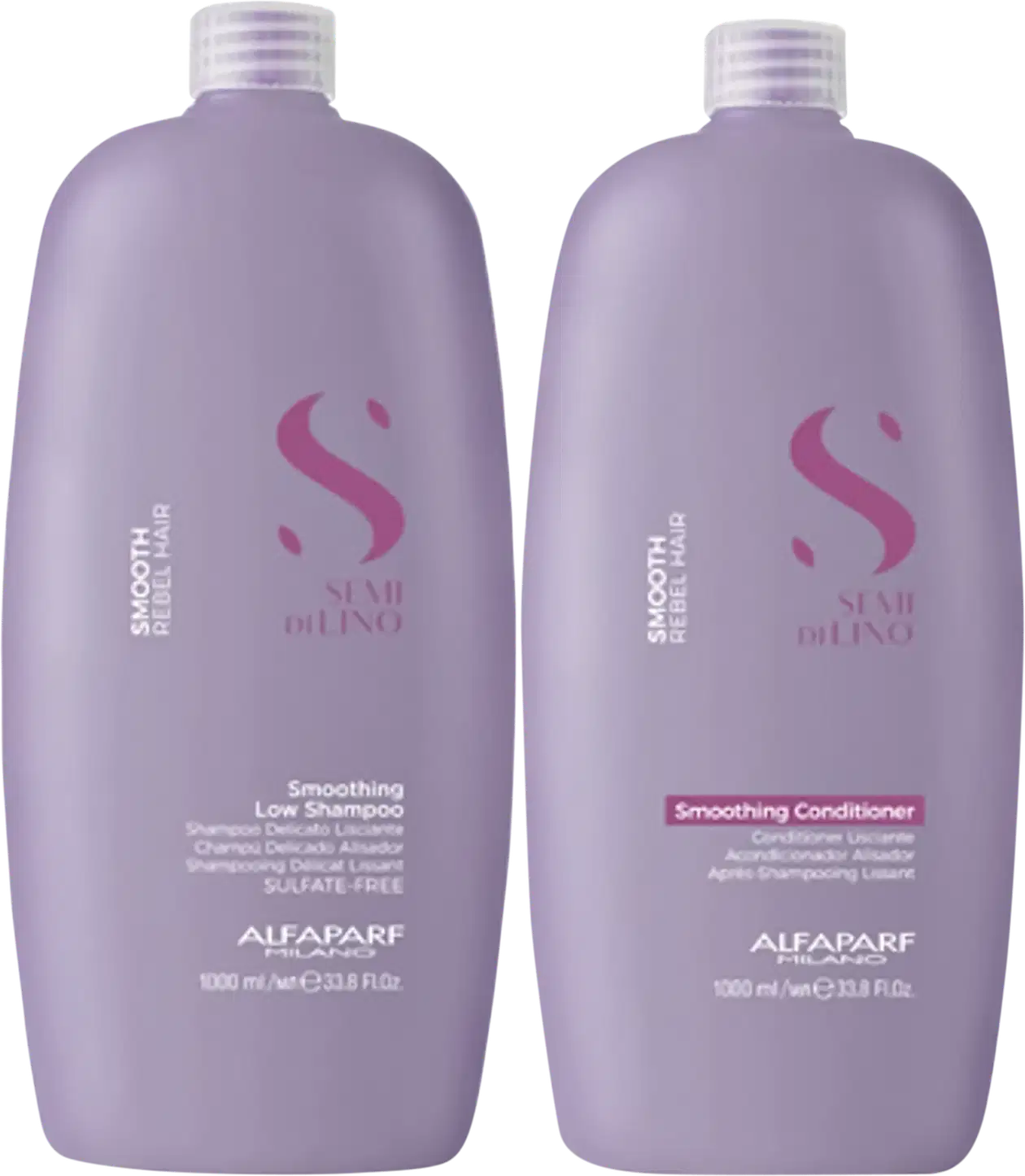 Kit Alfaparf Semi Di Lino Smooth Duo Essential, 2 produtos.