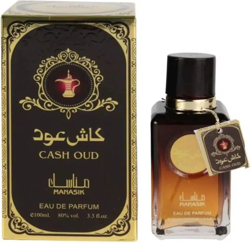 Perfume Unissex Cash Oud Manasik EDP, 100ml.