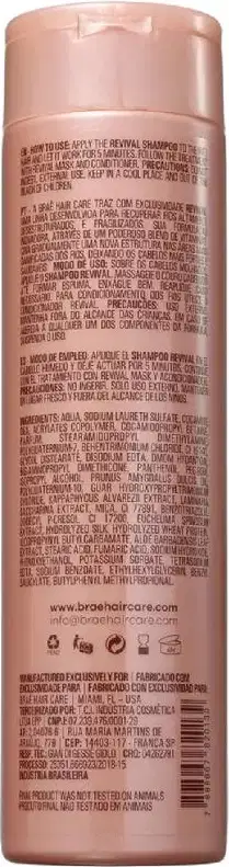 Kit Braé Revival Gorgeous Shine Trio Care, 3 produtos.