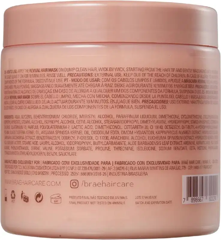 Kit Braé Revival Salon Pump, 5 produtos.