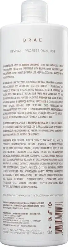 Kit Braé Revival Salon Pump, 5 produtos.