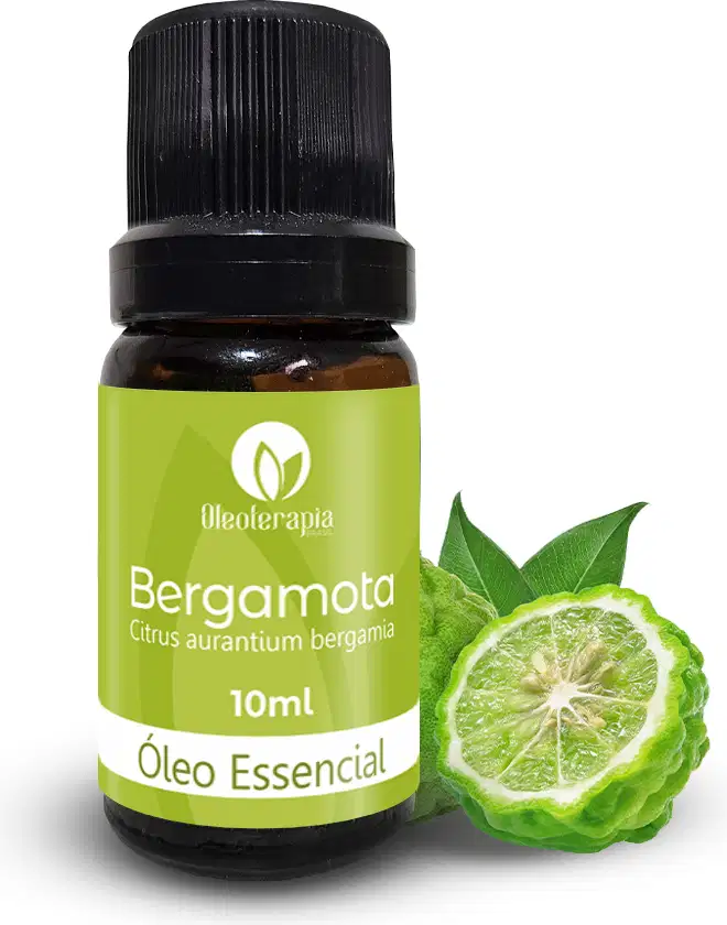 Óleo essencial de Bergamota, da marca Oleoterapia Brasil.