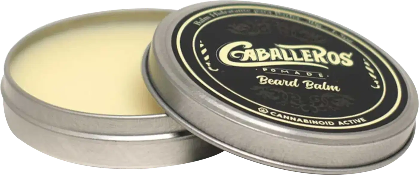 Cera Hidratante para Barba Caballeros Beard Balm. Volumetria de 30g.