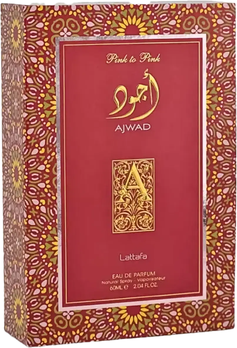 Perfume Unissex Ajwad Pink To Pink Lattafa Perfumes Eau De Parfum 60ml.