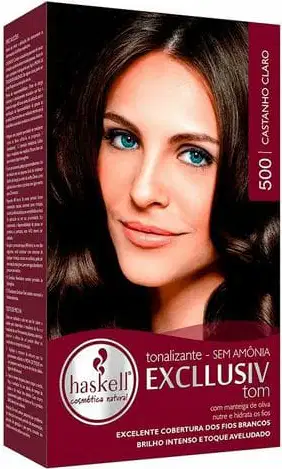 Tonalizante Haskell Excllusiv Tom 500 Castanho Claro