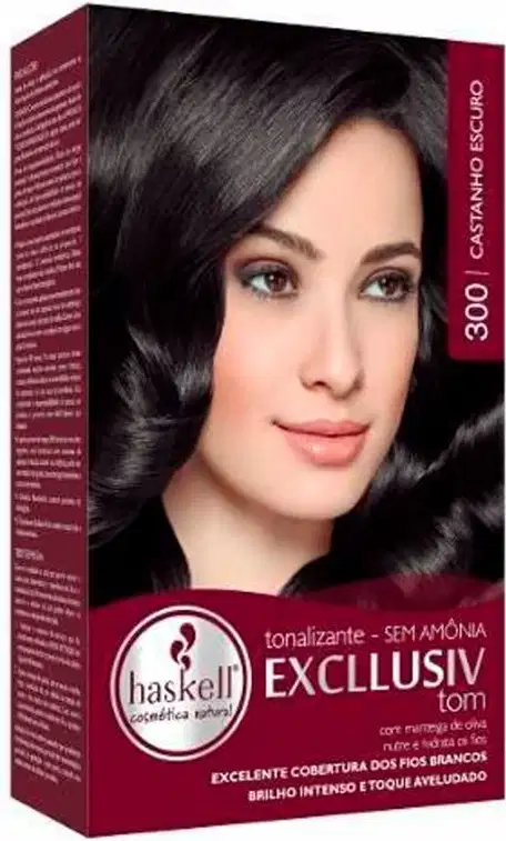 Tonalizante Haskell Excllusiv Tom 300 Castanho Escuro