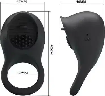Anel Peniano Vibratório Pretty Love Ring Shaking II, 1 produto.
