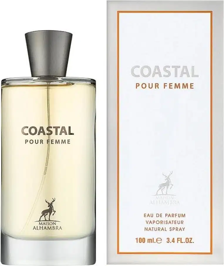 Perfume Importado Feminino Coastal Pour Femme Maison Alhambra EDP, 100ml.