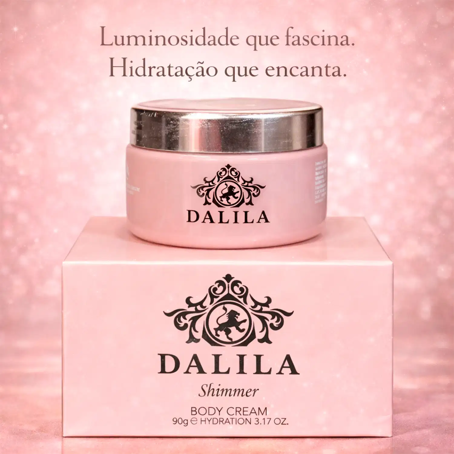 Creme Hidratante Corporal Isabelle La Belle Shimmer Dalila, 90g.