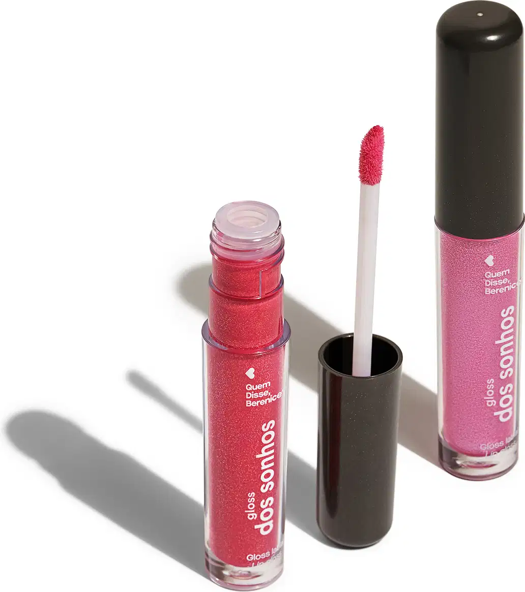 Combo Gloss Rosa Dos Sonhos: Rosa Cerejex 4ml + Rosa Rosadex 4ml