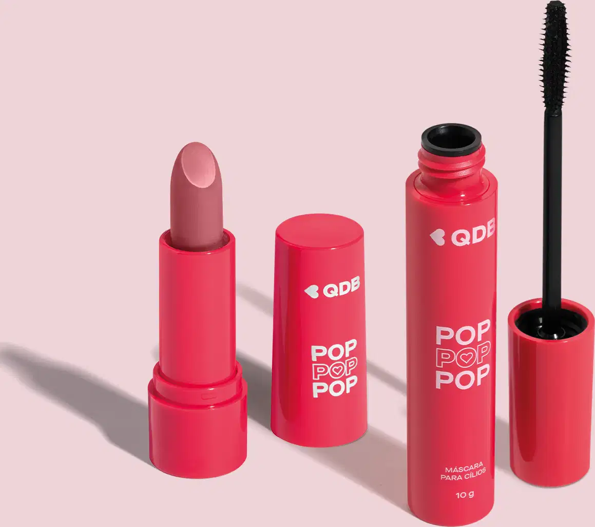 Kit Quem Disse Berenice? POP Olhos e Boca Rosa Supremo, 2 produtos.