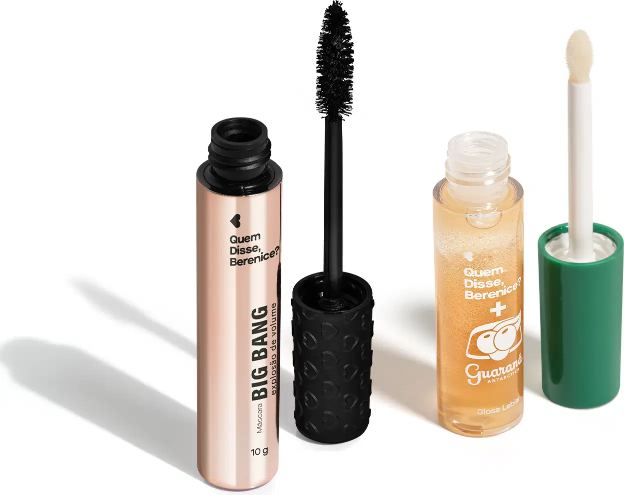 Gloss Labial Quem Disse, Berenice? Guaraná Antarctica e Quem Disse, Berenice? Big Bang Máscara de Cílios.