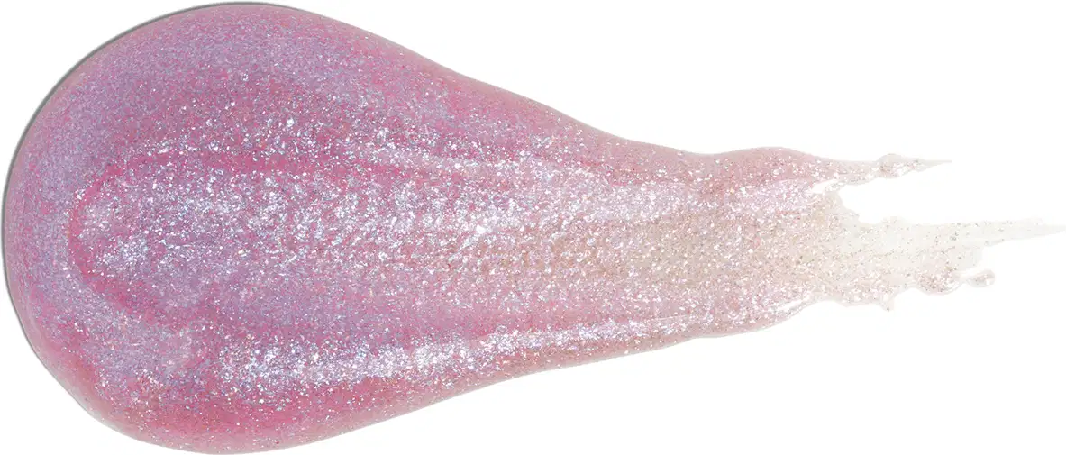A imagem traz uma amostra do gloss com acabamento brilhante e cor furtacor brilhante.