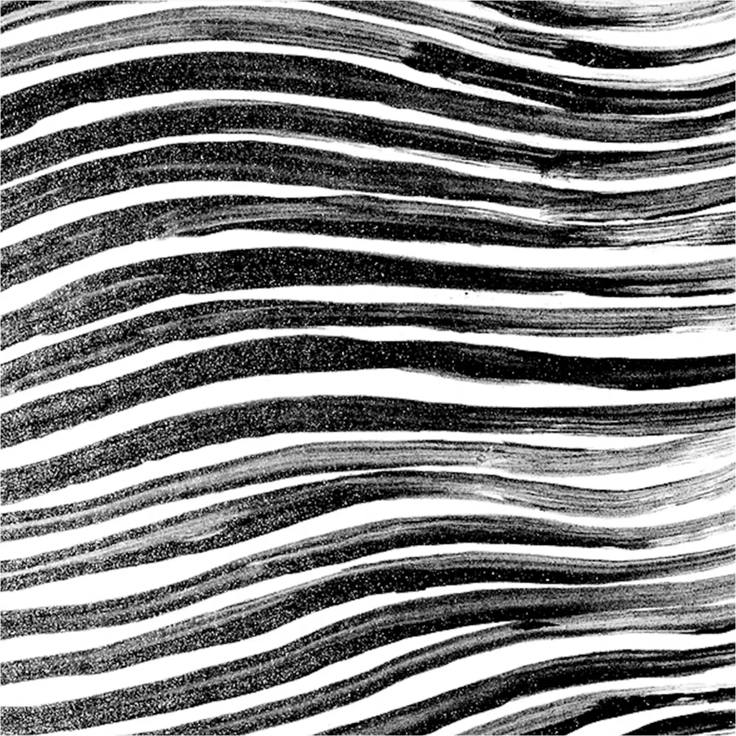 Textura ondulada e contrastante, com listras pretas em padrão fluido e dinâmico, transmitindo uma sensação de movimento e profundidade.