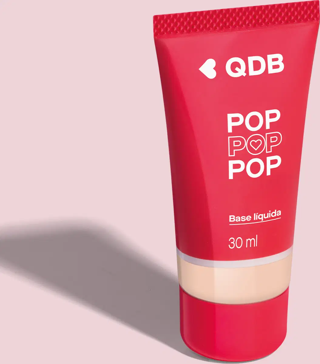 Base Líquida Quem Disse, Berenice? POP Soft Matte 100F, 30ml.