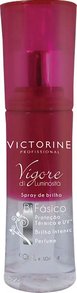 Spray de Brilho Bifásico Victorine Profissional Vigore di Luminositá com 90ml