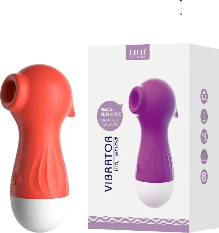 Sugador de Clitóris Sexy Import Lilo Vermelho, 1 produto.