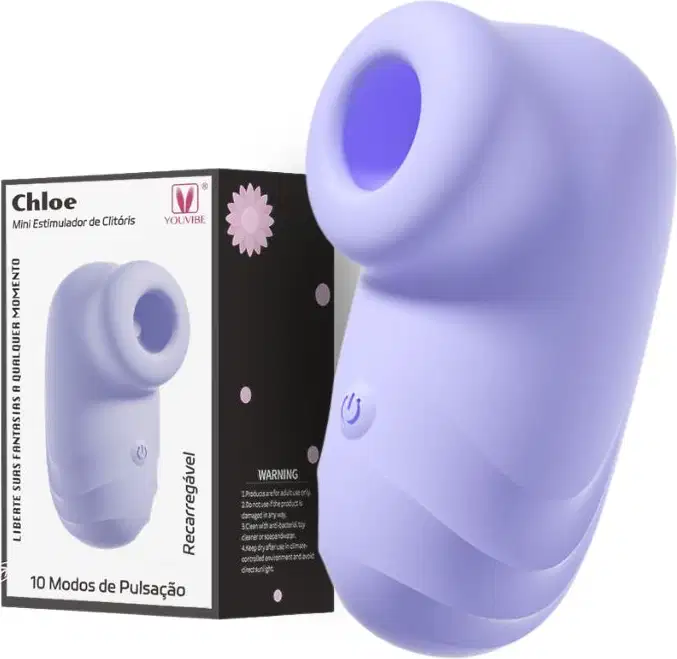Sugador de Clitóris Sexy Import Chloe Lilás, 1 produto.