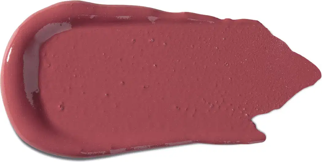 Batom cremoso de cor rosa nude escuro da marca Vult, com textura aveludada e acabamento brilhante, apresentado em embalagem compacta e prática.