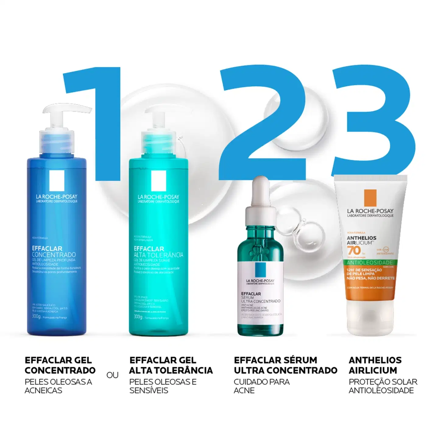 A imagem mostra o Sérum Antiacne Effaclar Ultra Concentrado da marca La Roche-Posay.