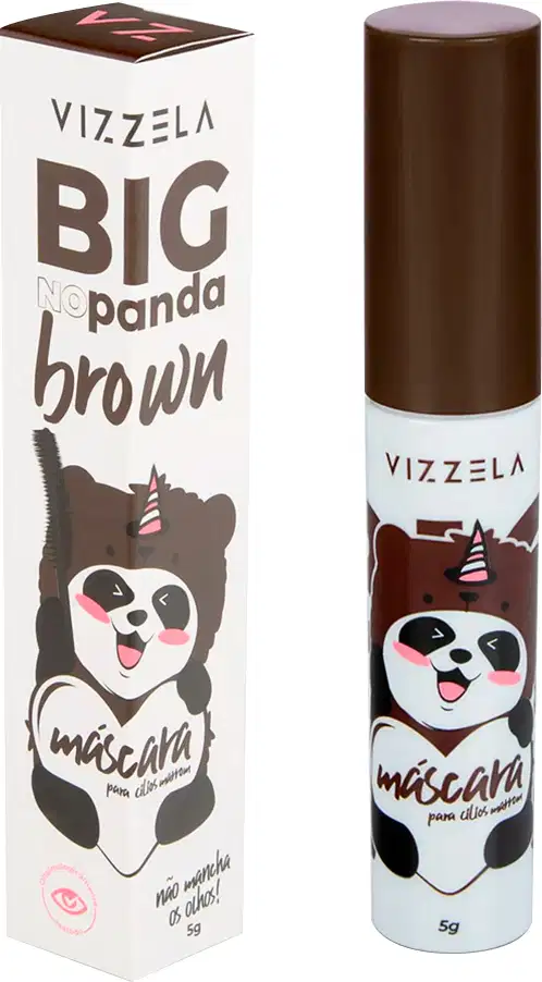 "BIG No Panda Brown", "Vizzela", "Máscara para cílios"
