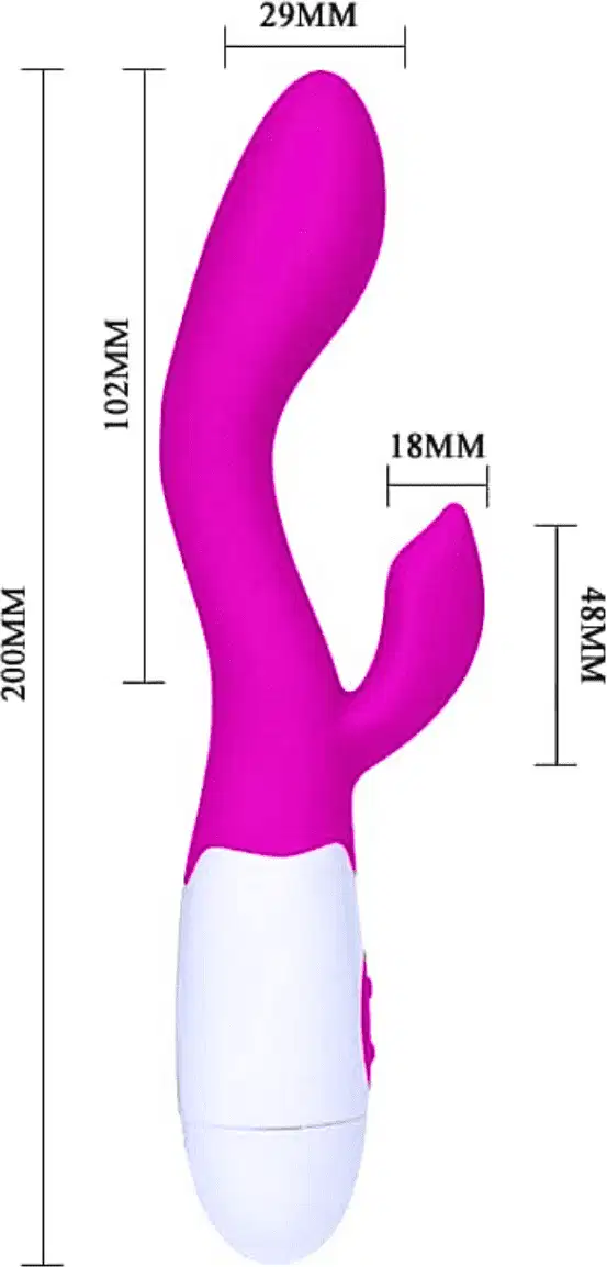 Vibrador Pretty Love Brighty Pink, 1 produto.