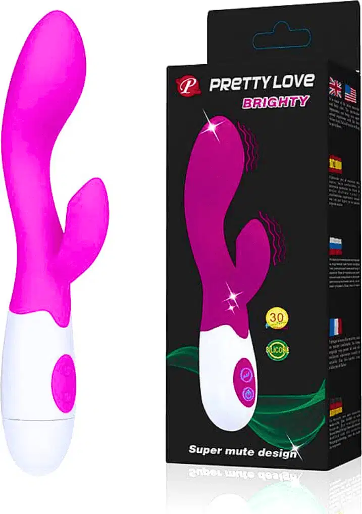 Vibrador Pretty Love Brighty Pink, 1 produto.