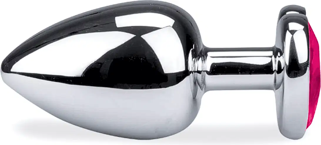 Plug Anal Sexy Import Cristal Joia M Rosa, 1 produto.