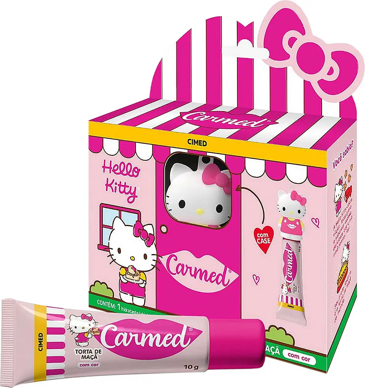 Hidratante Labial Carmed Hello Kitty Torta de Maçã