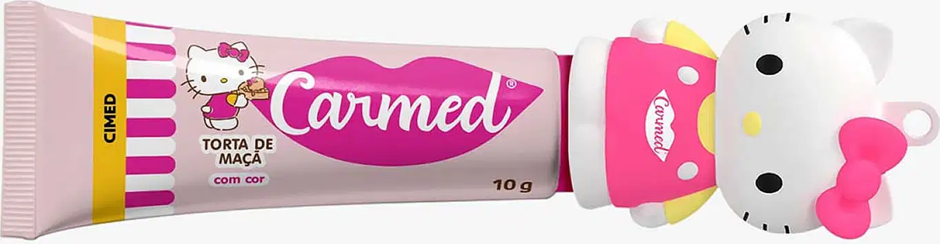 Hidratante Labial Carmed Hello Kitty Torta Maçã 10g
