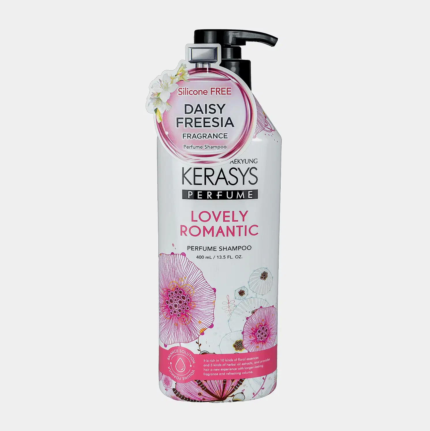 Shampoo Kerasys Perfume Lovely Romantic 400ml.