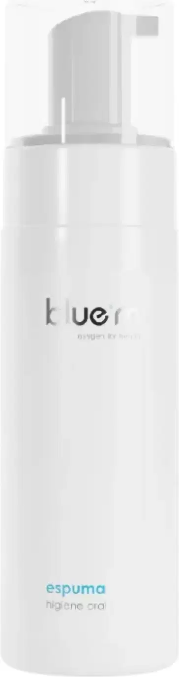 Espuma Bucal da marca BlueM.