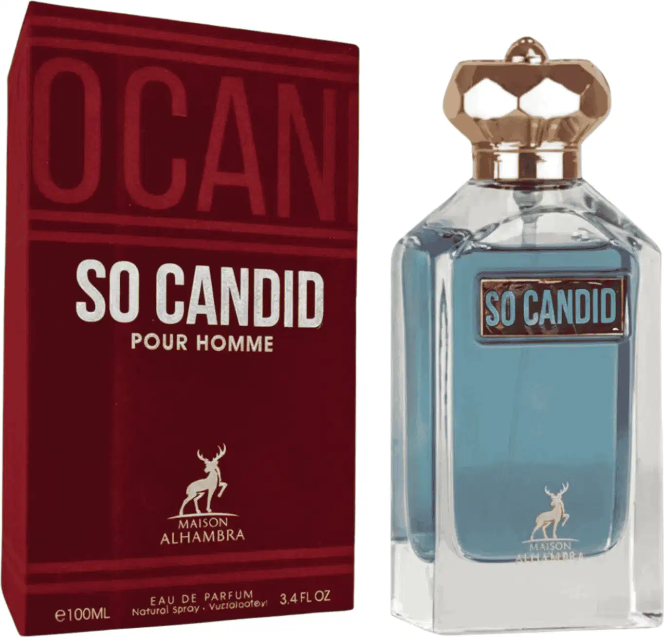 Perfume Masculino So Candid Maison Alhambra EDP, 100ml.