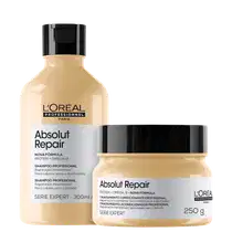 Kit L'Oréal Professionnel Serie Expert Absolut Repair Omega-9 + Protein Instant Resurfacing (2 Produtos)