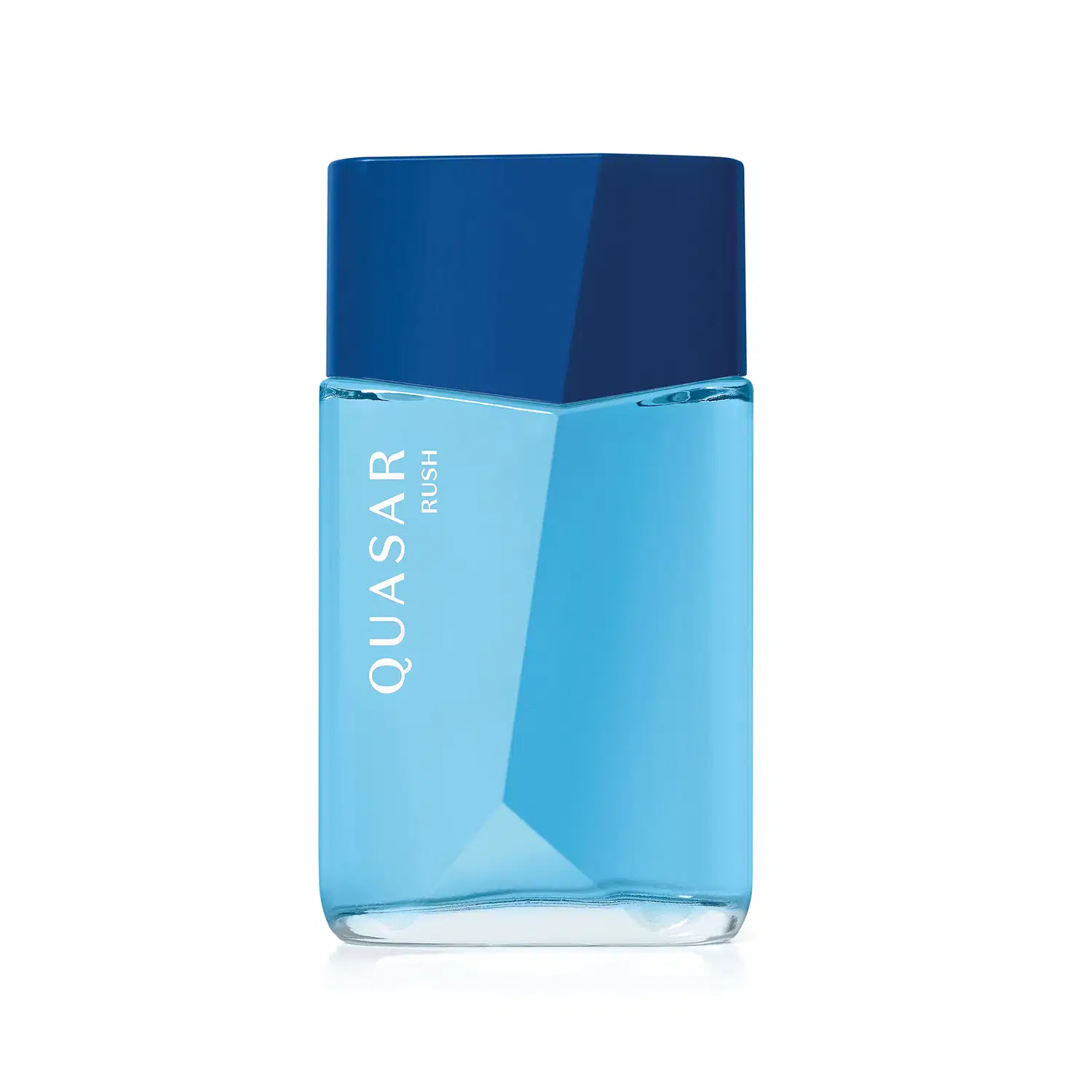 Frasco de Quasar Rush de O Boticário, notas de Noz-moscada e Cardamomo