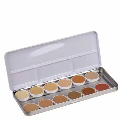 Imagem do produto Kryolan 75004 Dermacolor Palette 12 Cores - Corretivo Facial A