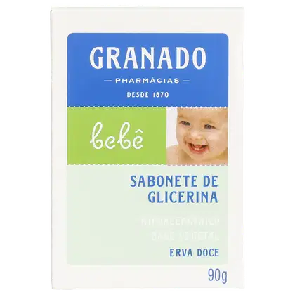 Imagem do produto Granado Bebê Glicerina Erva Doce - Sabonete em Barra 90g