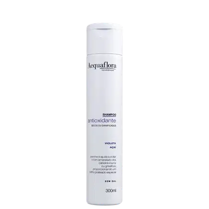 Imagem do produto Acquaflora Antioxidante Secos ou Danificados - Shampoo Desamarelador 300ml