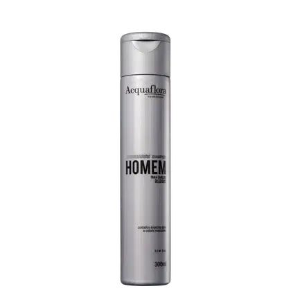 Imagem do produto Acquaflora Homem Cabelos Oleosos - Shampoo sem Sal 300ml