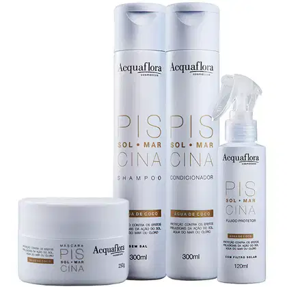 Imagem do produto Kit Acquaflora Sol Mar Piscina Máscara Protetora (4 Produtos)