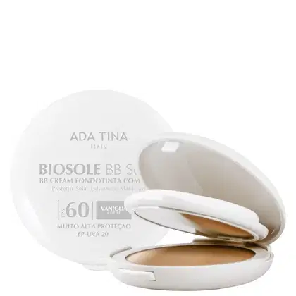 Imagem do produto Ada Tina Biosole BB Secco FPS60 Vaniglia - Protetor Solar Facial com Cor 10g